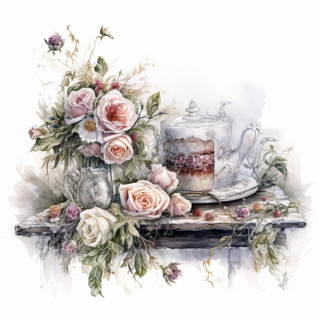 lace flower cliparts