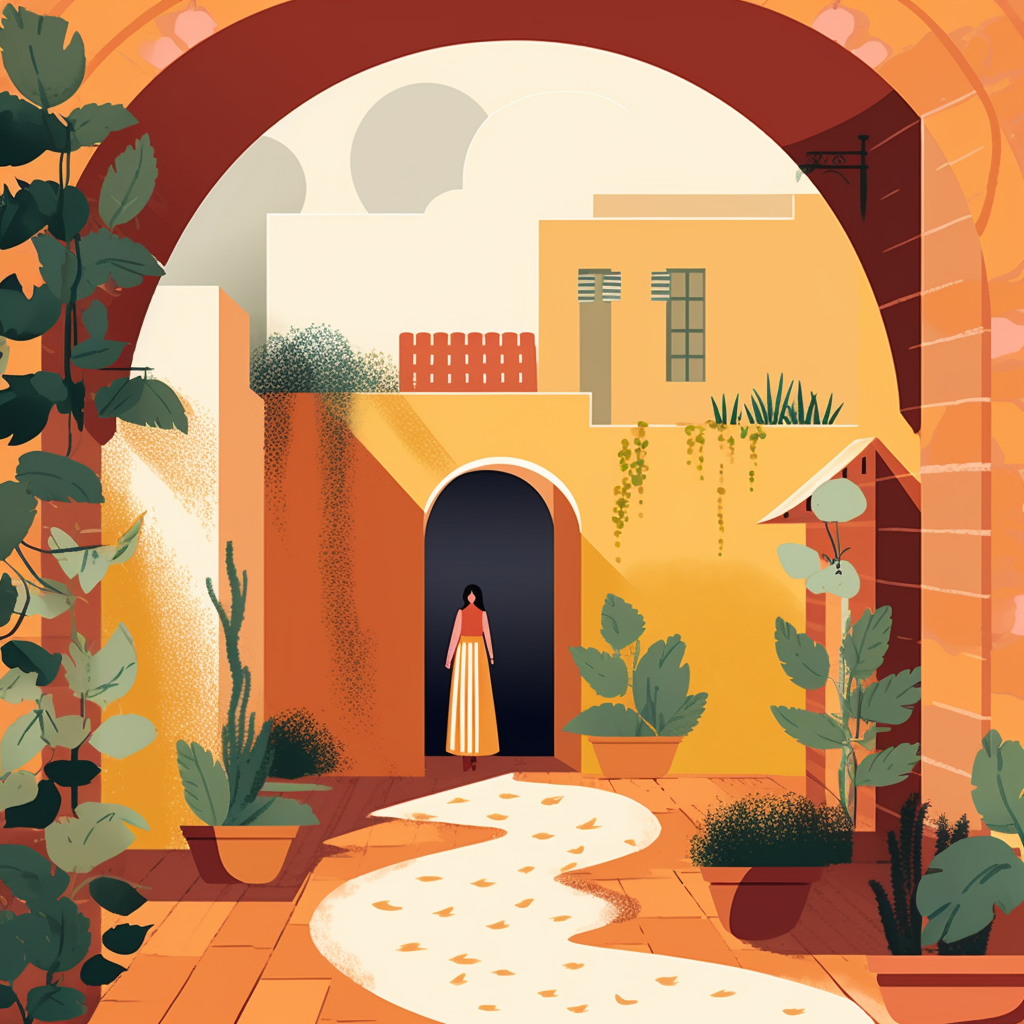 courtyard cliparts