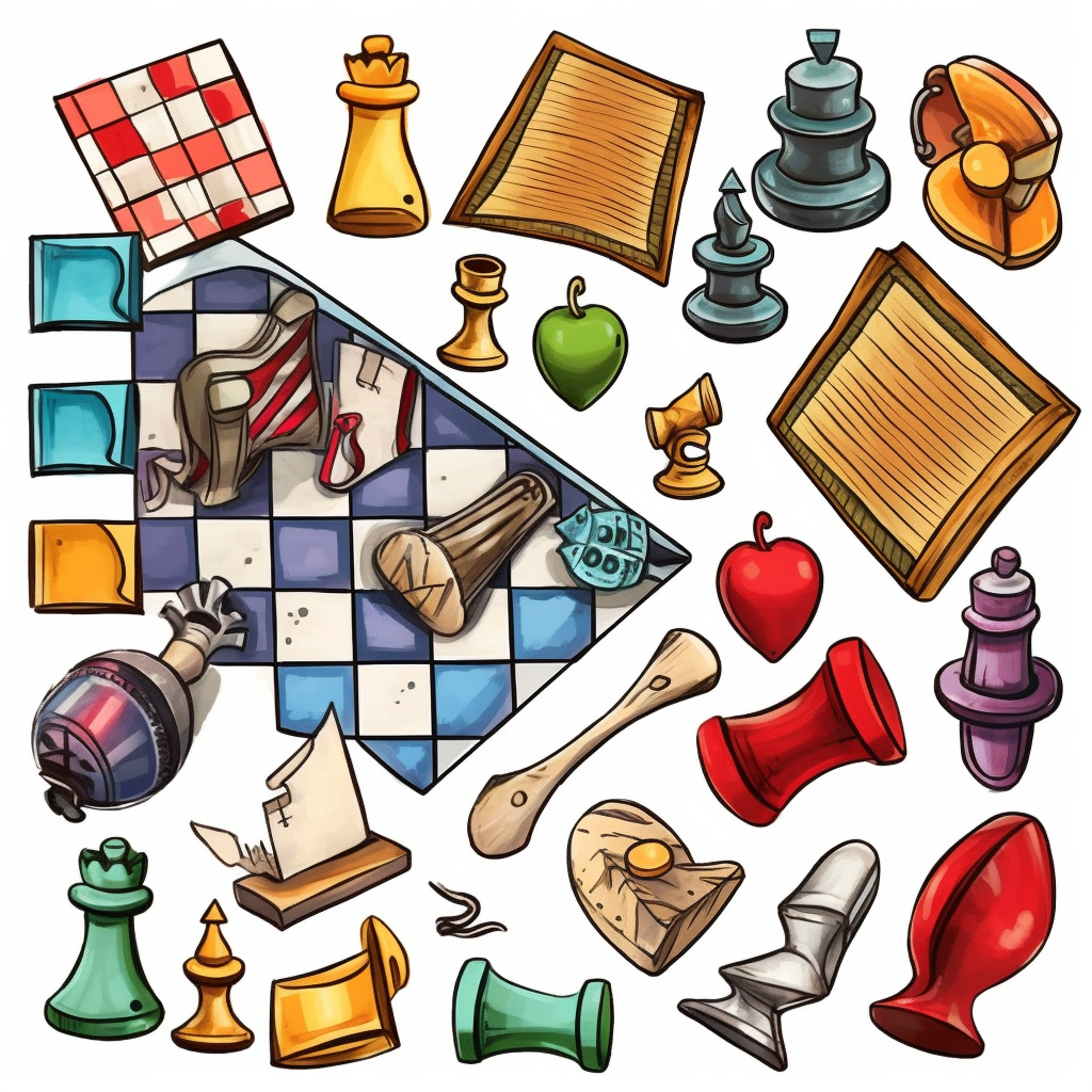 game pieces cliparts