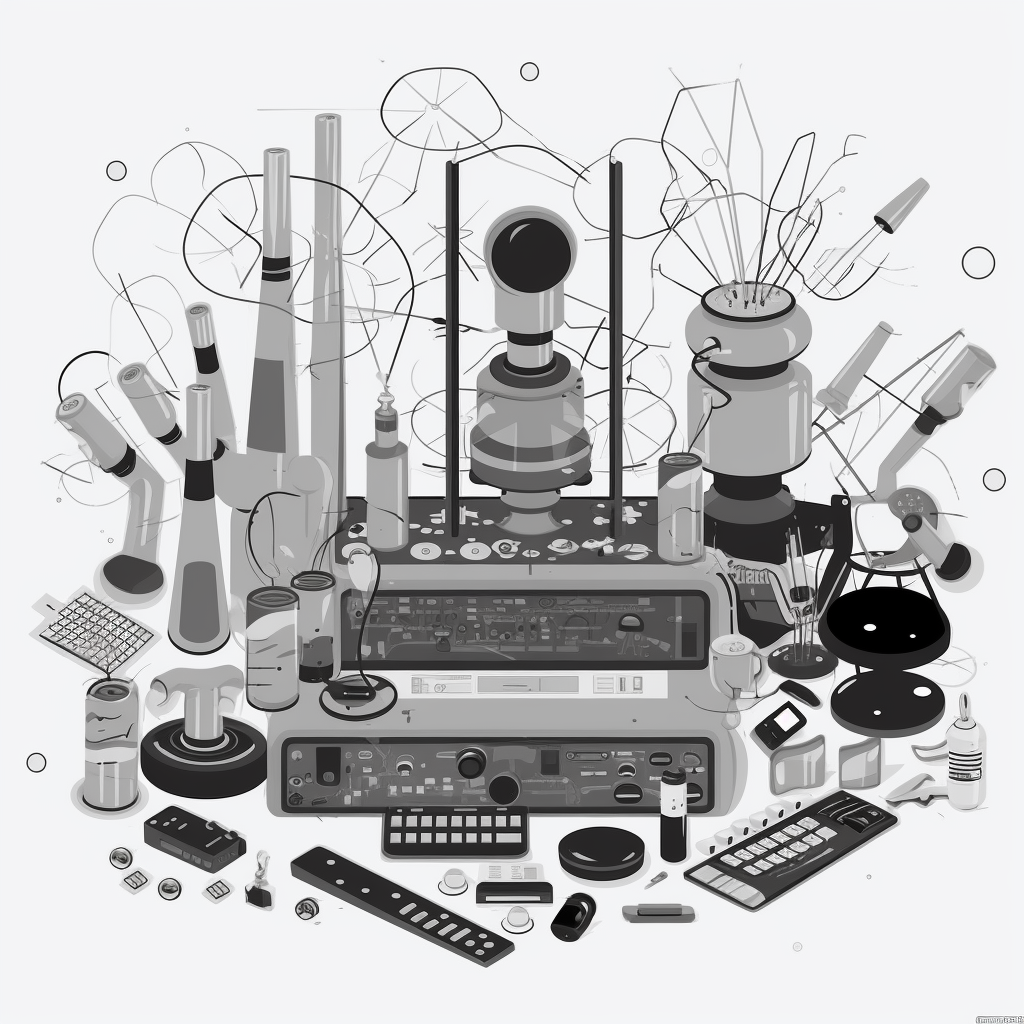 electronics background cliparts