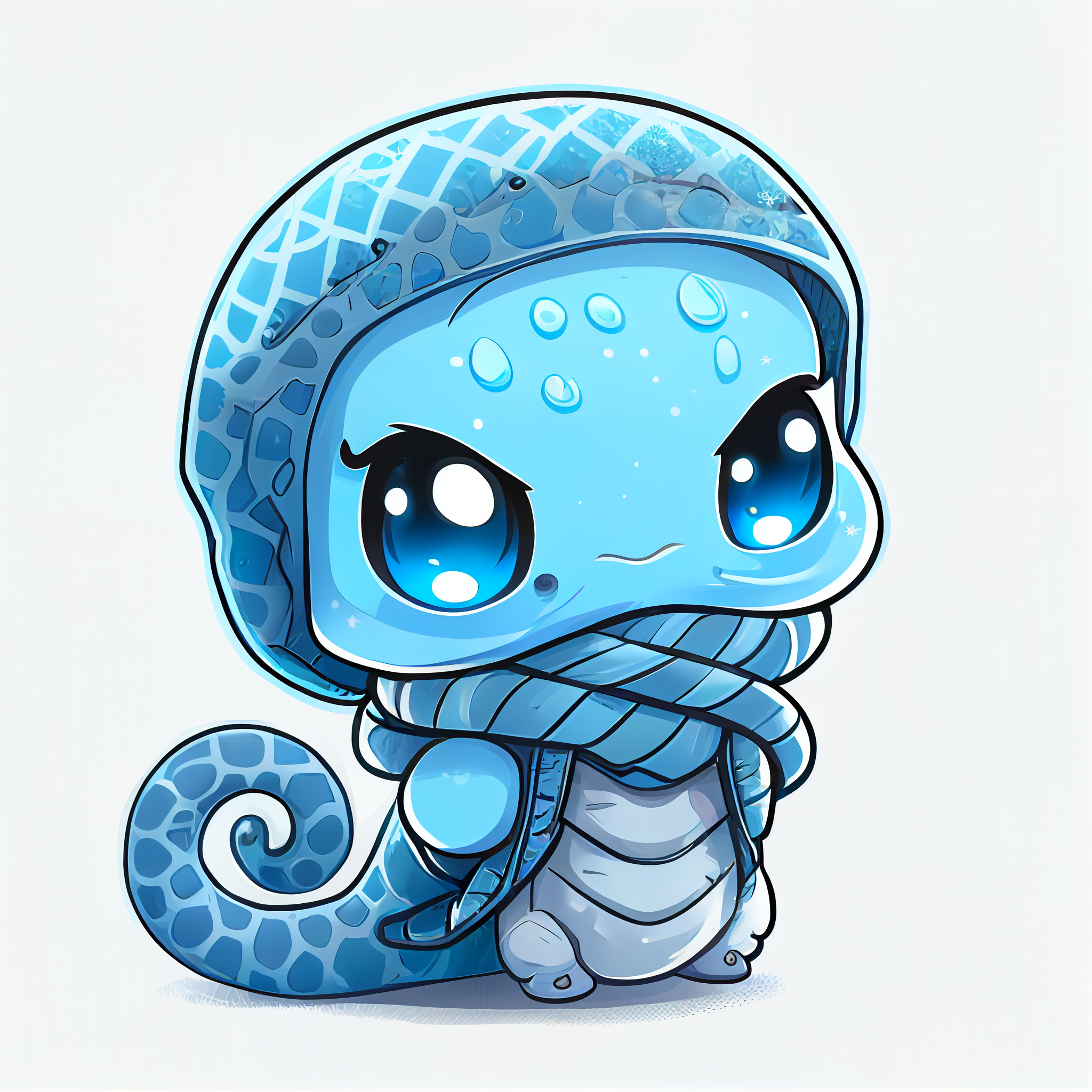 blue snake cliparts