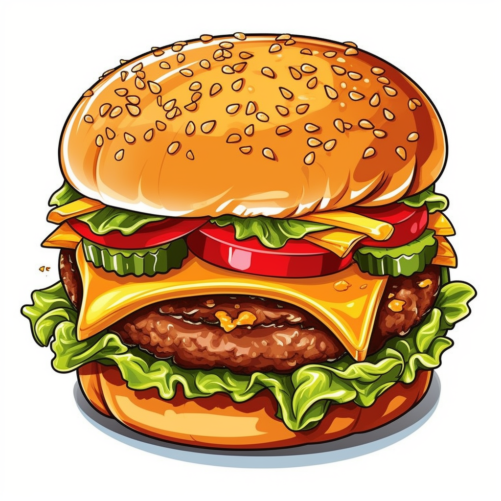 hamburger patty cliparts