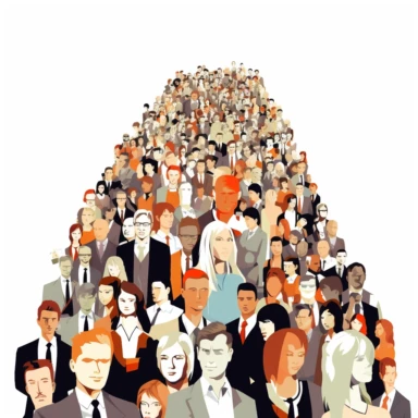 hundreds of thousands of interns, powerpoint clipart