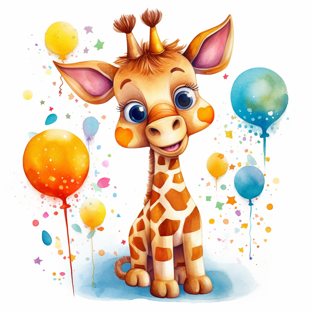 giraffe background cliparts