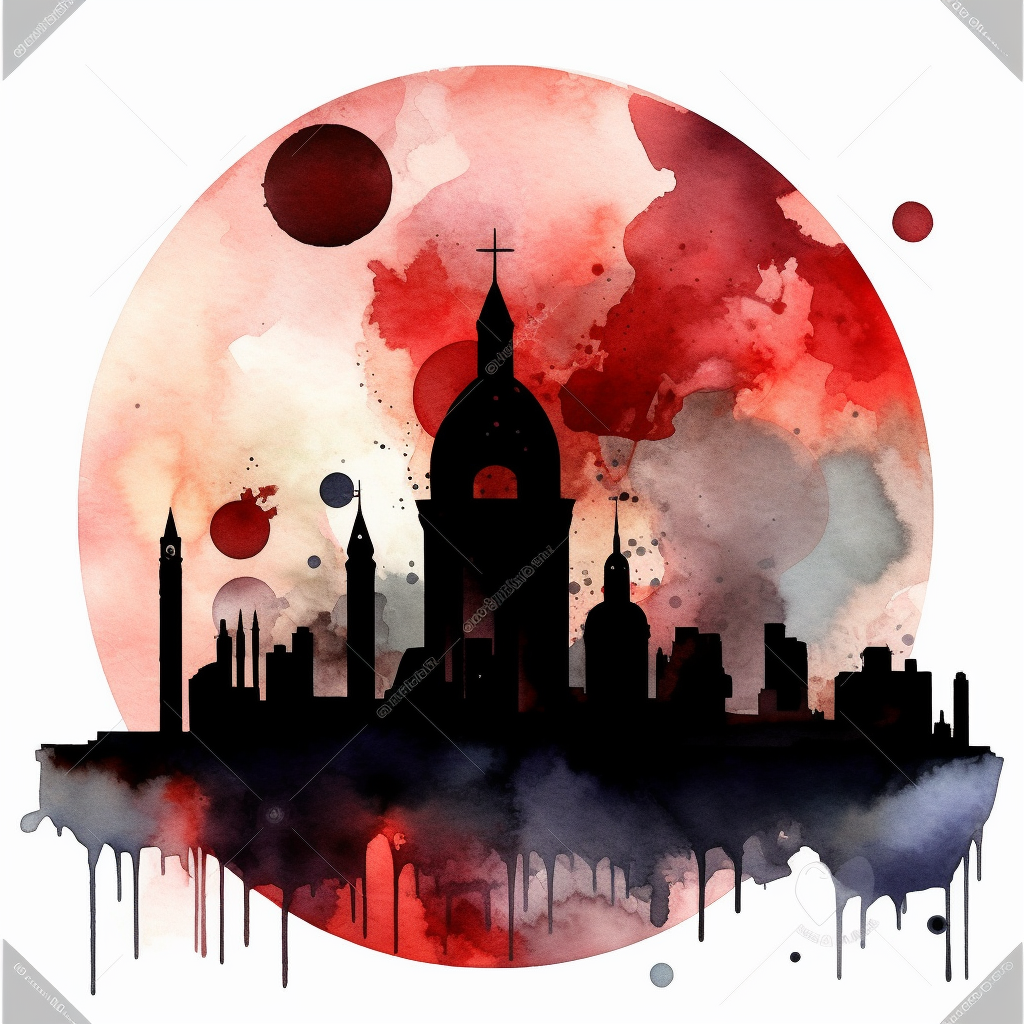 city skyline clipart