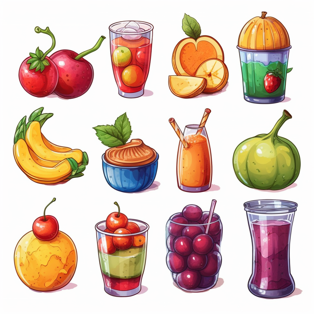 dessert food cliparts