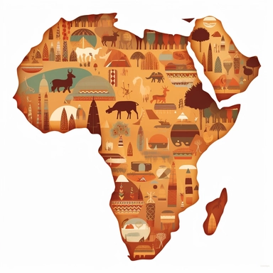 africa clipart map
