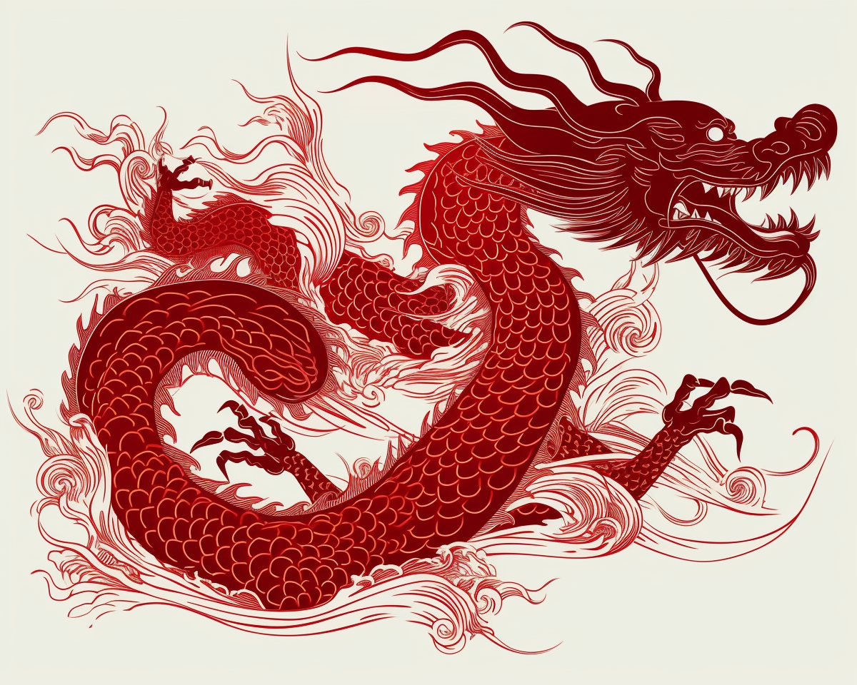 chinese dragon clipart