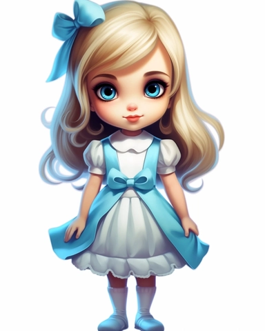 cartoon images vector free cliparts, cute alice little baby girl, illustration disney style, dark turquoise and light white, detailed costumes, blink-and-you-miss-it detail, aurorapunk, white background, light brown and light blue