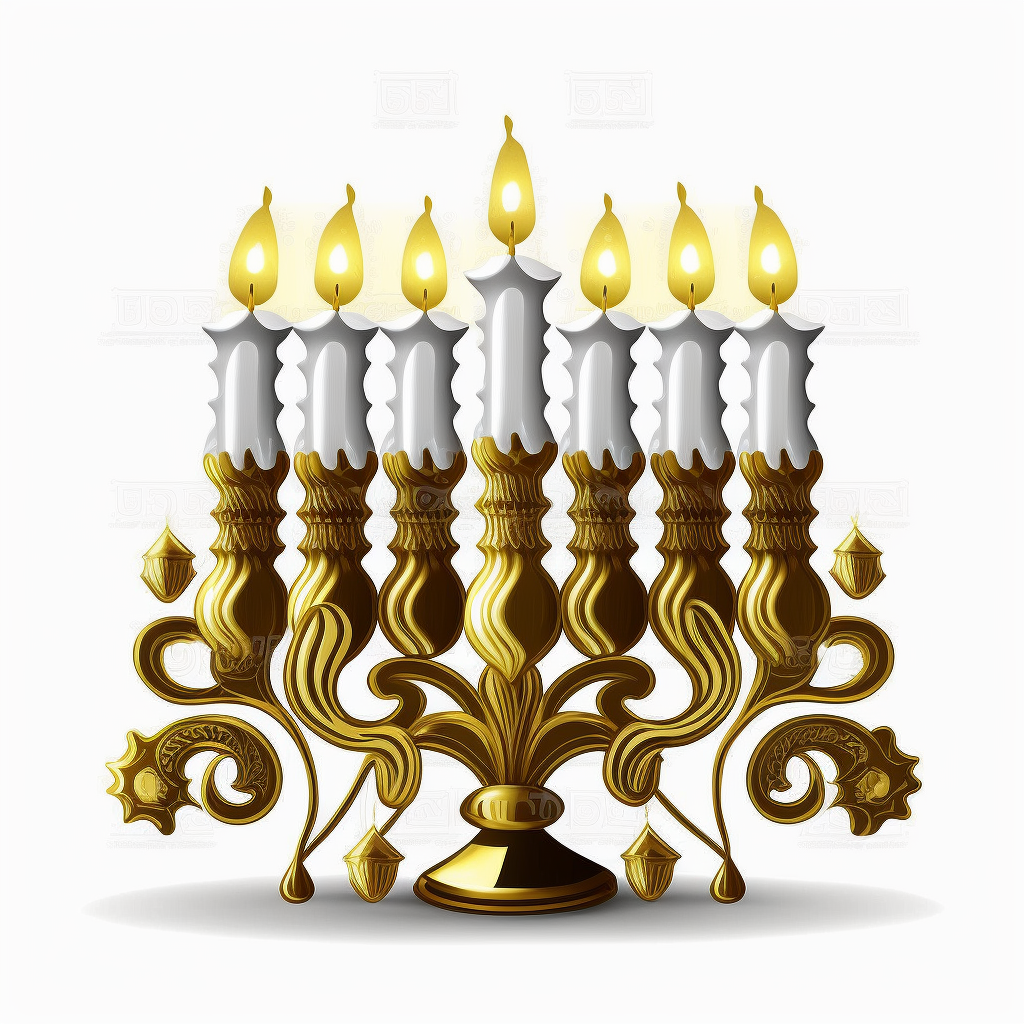 menorah clipart
