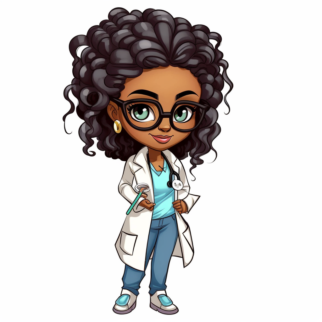 Nurse, lab coat, Black Girl Magic, Beautiful braided hair styles ...