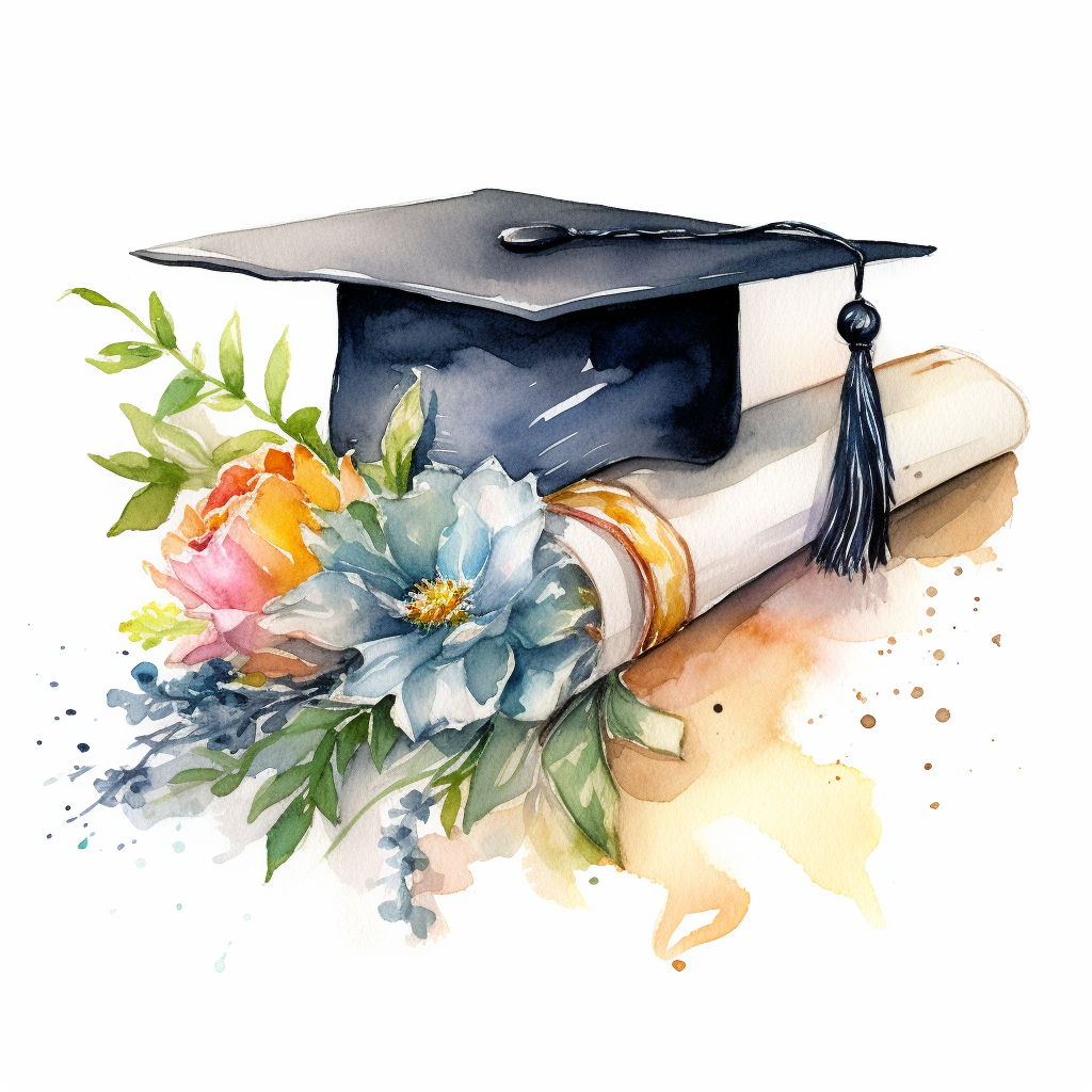 graduation scroll cliparts