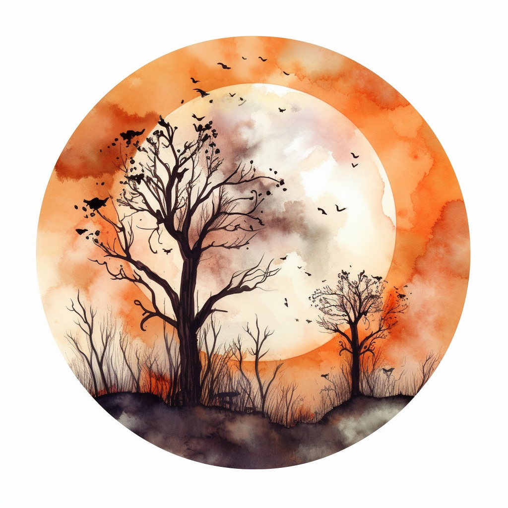 halloween moon clipart