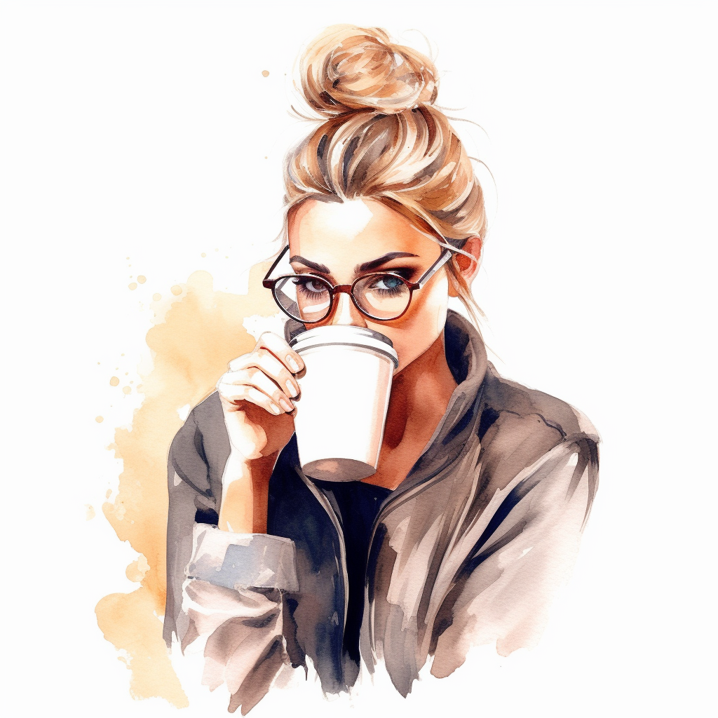 hair bun cliparts