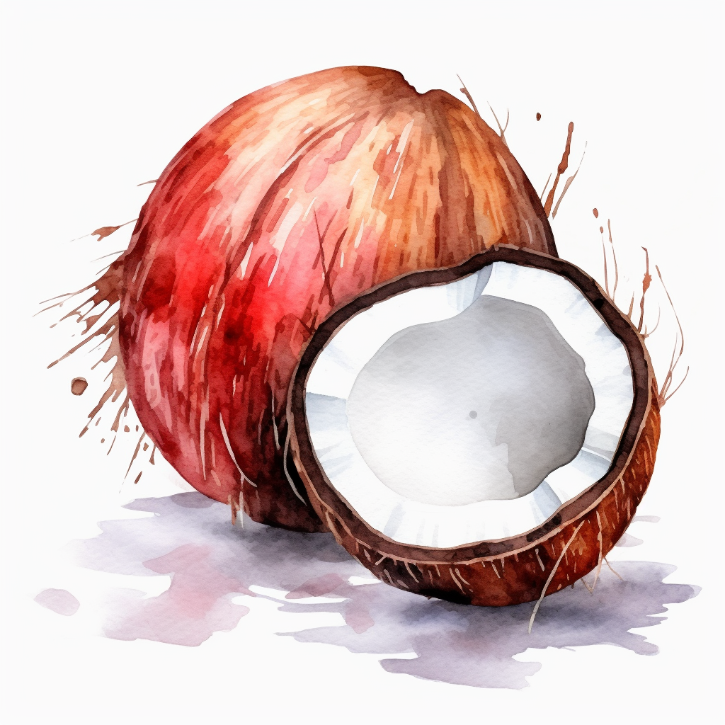 coconut cliparts black