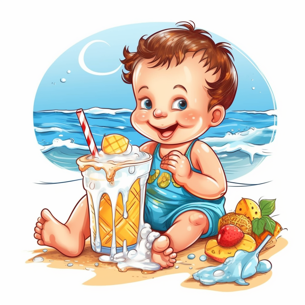 baby eating cliparts