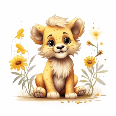 Wild and Cute: Leo Clipart