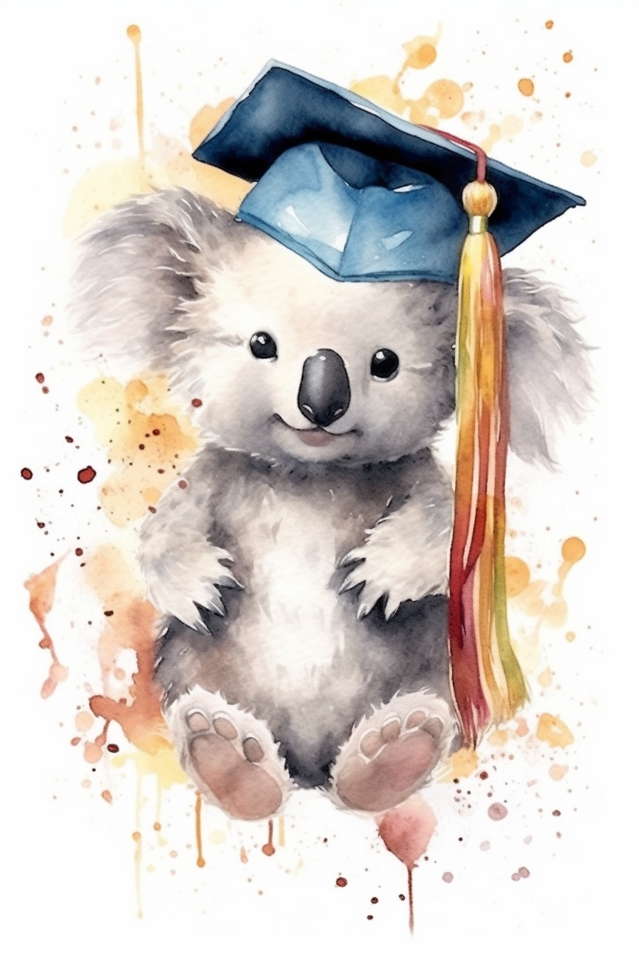 happy koala cliparts