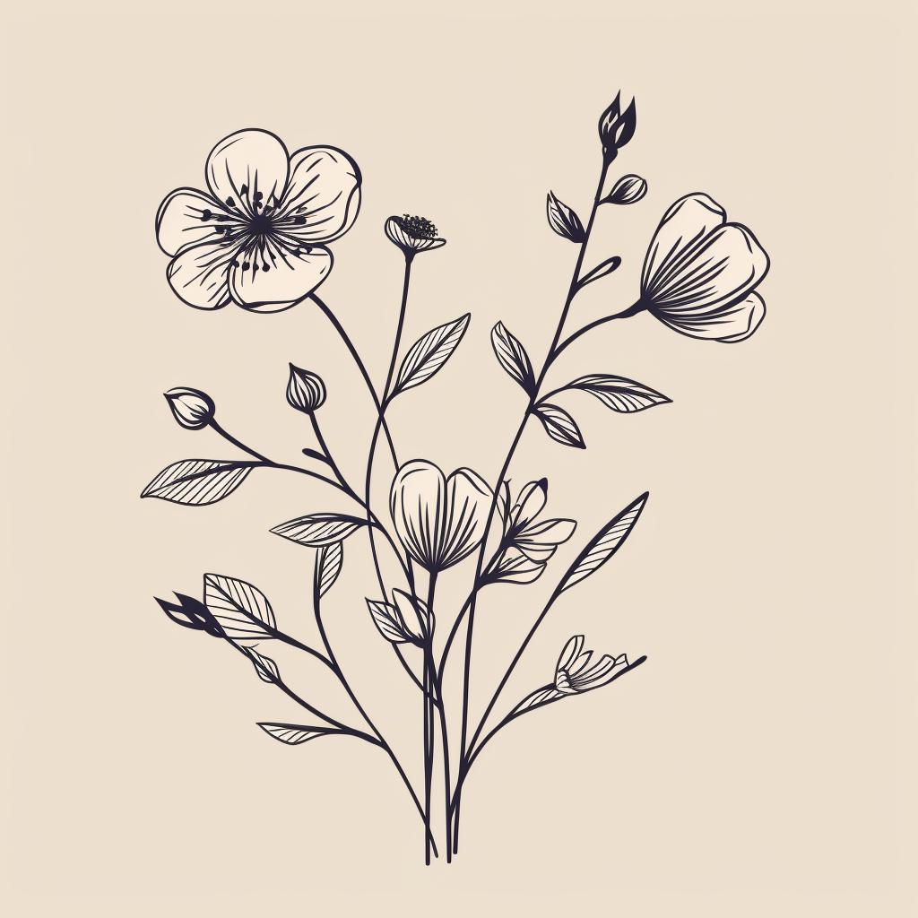 floral branch cliparts