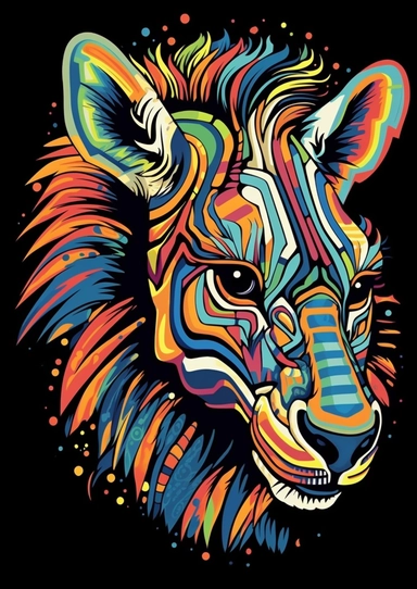 Tshirt features Design, CLIPART CONCEPT, Three-dimensional Rainbow Pantone ZEBRA with graffiti artwork and graffiti design, large-scale canvas, louis wain, animated gifs, precisionist art, 3D vector graphics Design, Contour Drawing with Fine Line Artwork, Macro Detailed, FOCUSED ON THE CHARACTER, Clear visuals, Highest Resolution 3D Adobe Illustrator file Eps format, In the style of photo-realistic techniques, Rendering with unreal engine 5, Sublimation Ink, Isolated white background