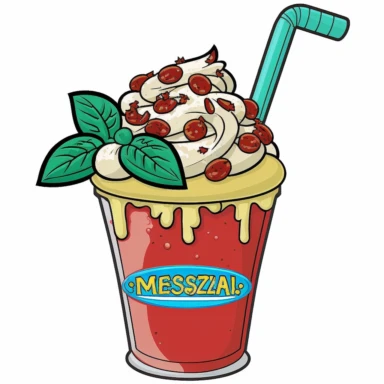 neopets style, spaghetti and meatballs milkshake, Clipart
