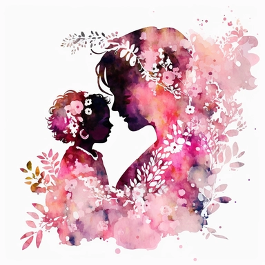 mother's day. flower watercolor mother. mother. maternal love. happy mother's day. silhouette mother's day fine brushwork. drawing love. pink. warmth. flowers and blossoms. mother and child silhouette. festival. family affection. mother's day silhouette. mother silhouette. carnation. flower. plant .watercolor clipart.mother holding baby.mother and child.gradient.watercolor smudge silhouette.mother's day flower.mother's day carnation gift.carnation flower.mother's day carnation.greeting card.flor