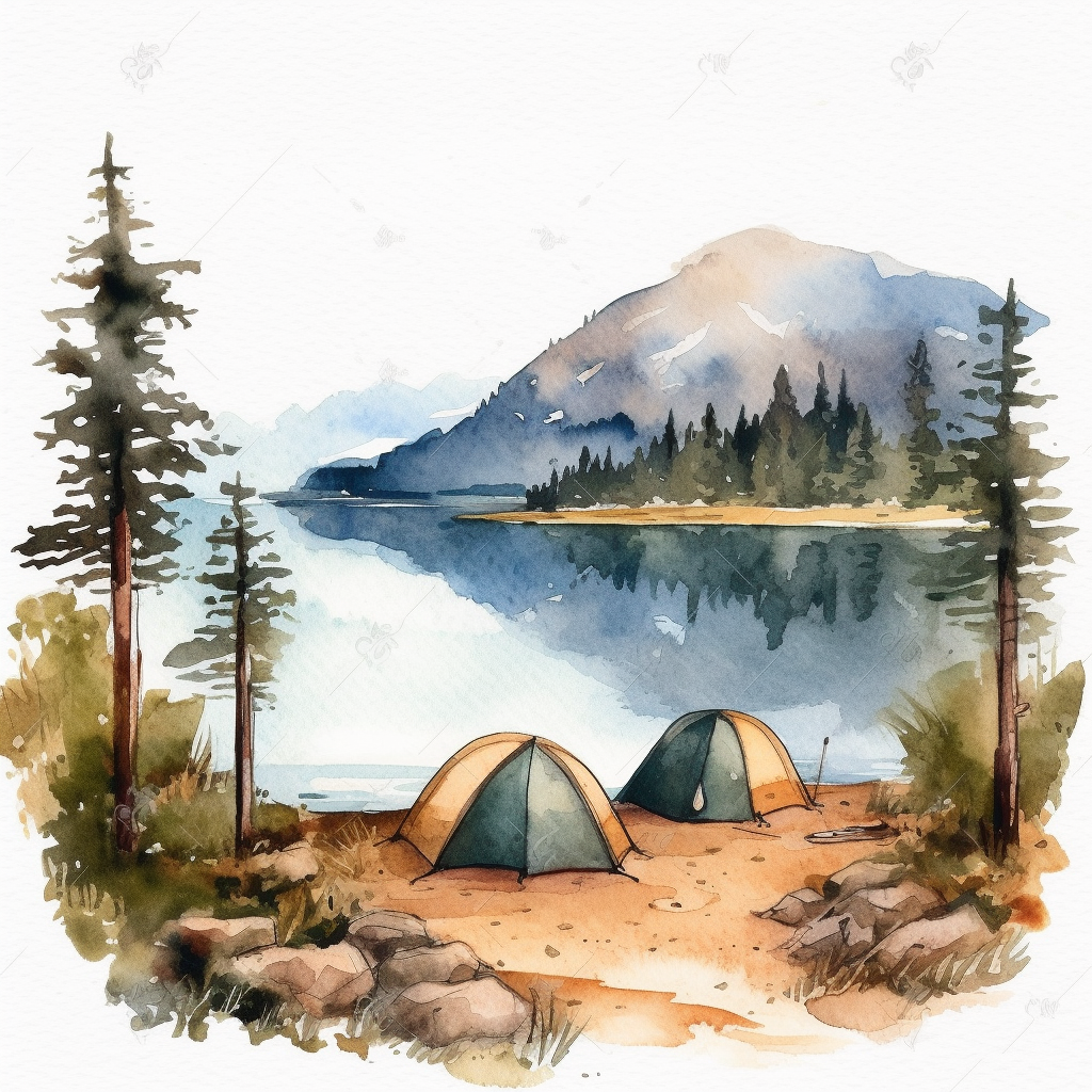 camp tent cliparts