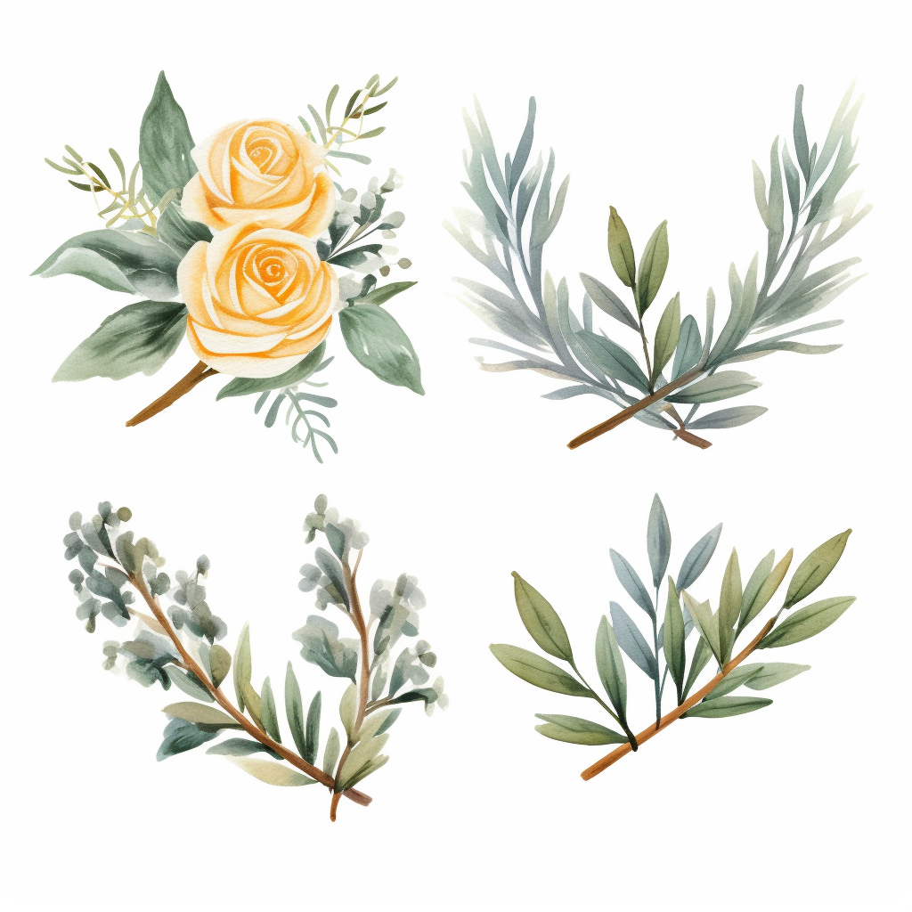 olive branch clipart