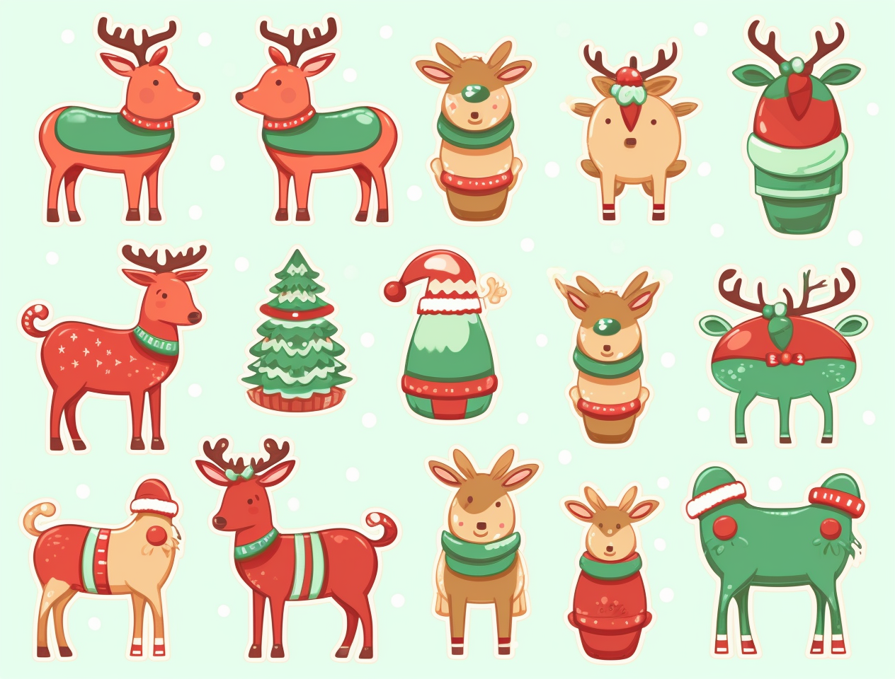 christmas cliparts reindeer