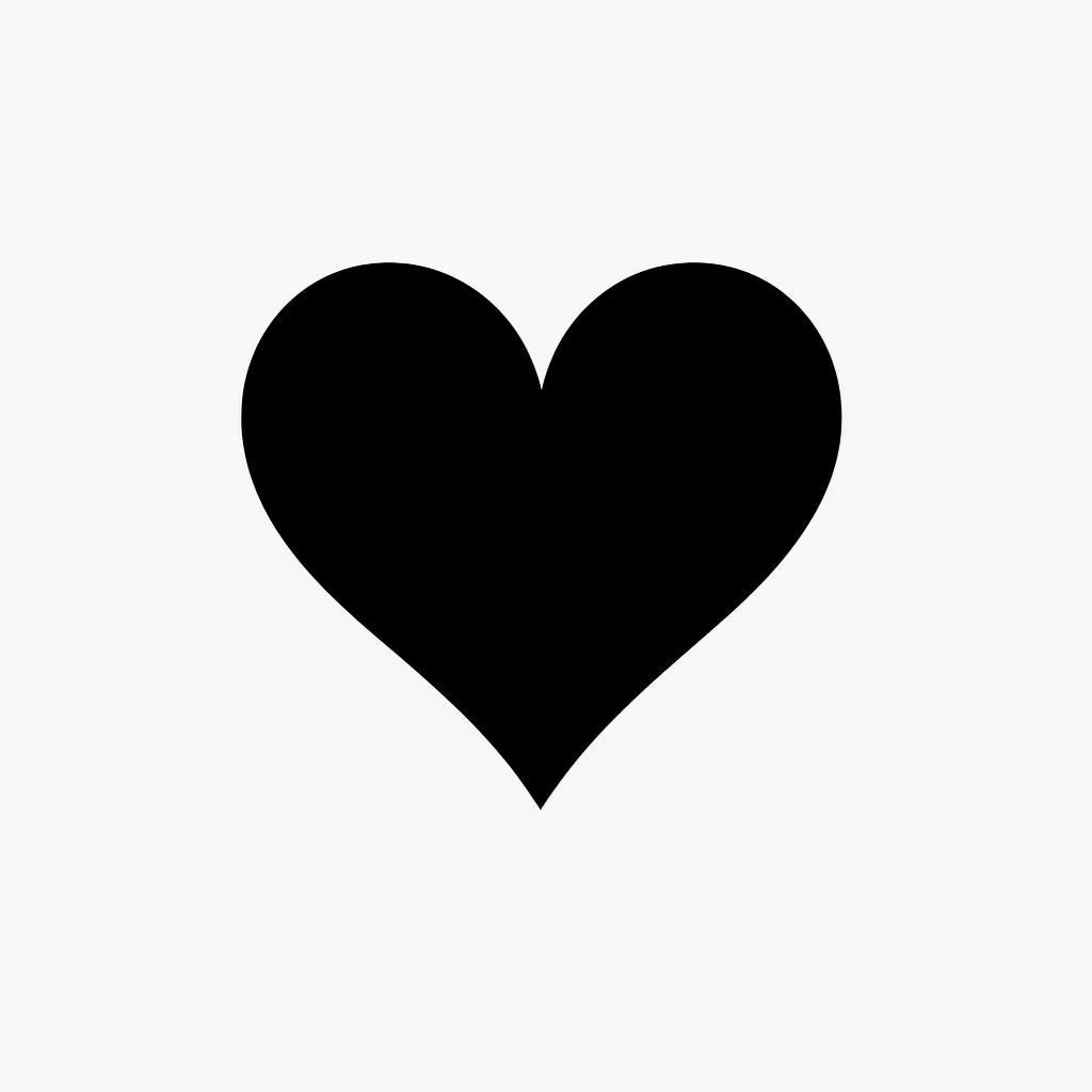 black heart clipart