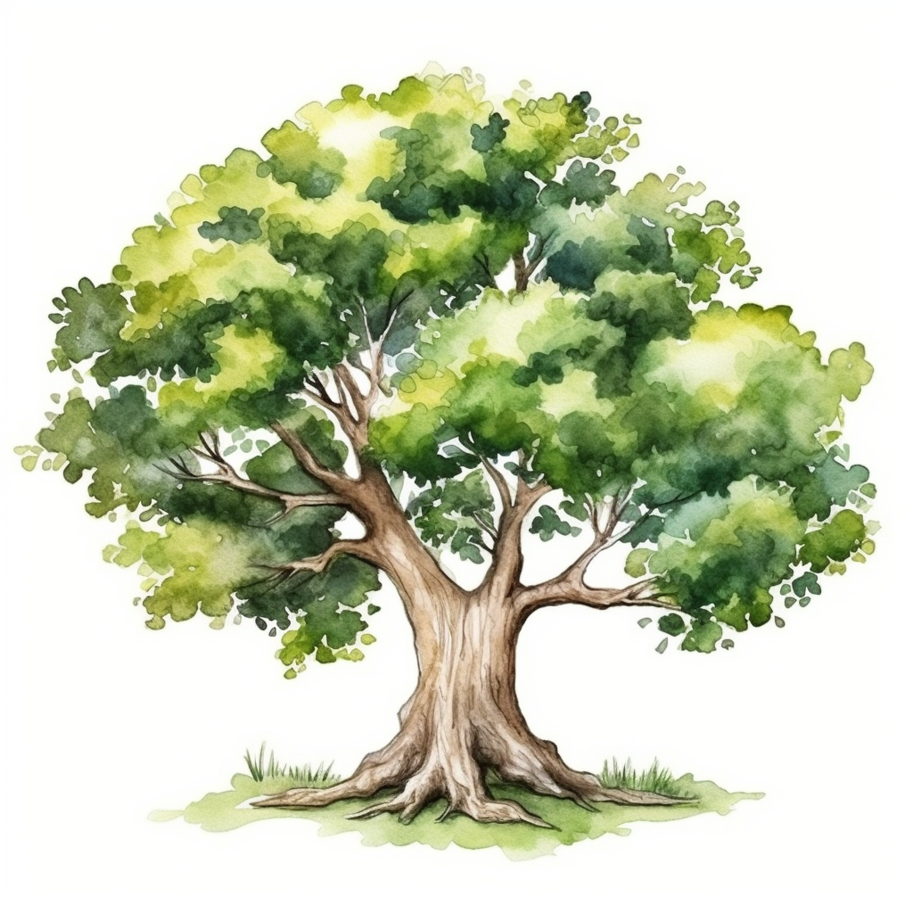 oak tree clipart