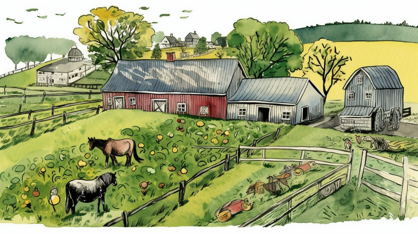 farm cliparts pen