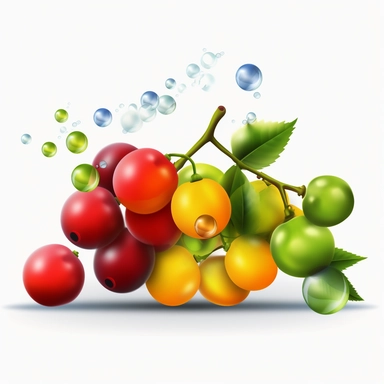 fruit dna h3o2 Clipart. ultra hd