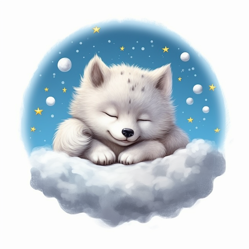 animated wolf clipart