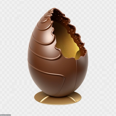 pixar chocolate easter egg, pixar animation, 3D, clipart, white background, no background, clipartmax,