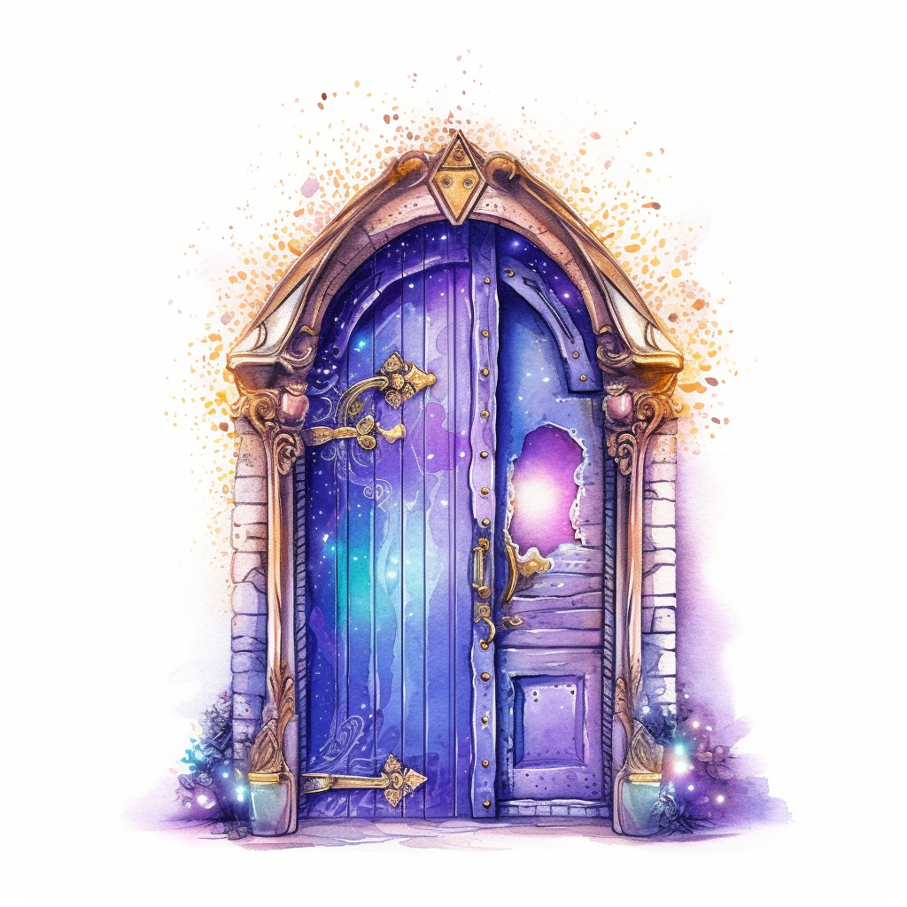gold door cliparts