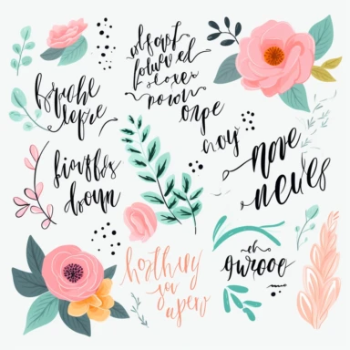 Inspirational Quotes Clipart, 8k