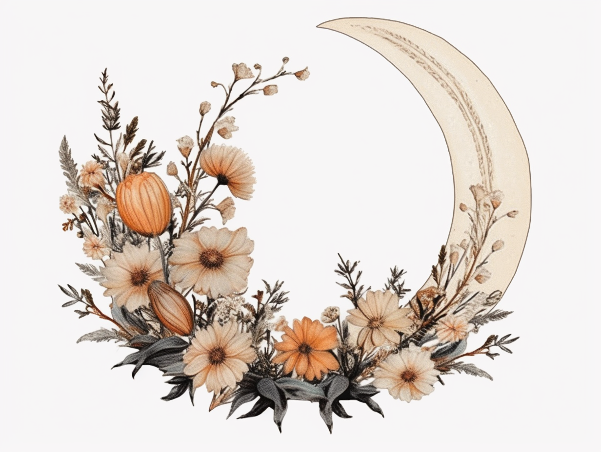 crescent shape cliparts