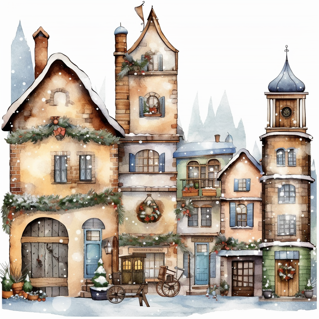 old town cliparts