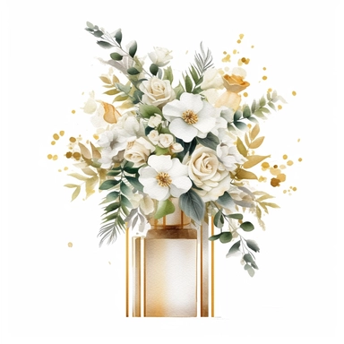 watercolour beautiful realistic white real floral wedding flower spray on gold rectangle tall frame stand realistic elegant wedding floral display stand with white glitter wedding flowers ,clip art graphics , PNG image,transparent background ,ultra highly detailed, 18k, sharp focus, bright photo with vibrant colours, digitally enhanced,photographic, enhanced graphics, png format, straight, sharp focus, bright lighting, intricate detailed png image ,high definition,300dpi,graphic clipart,computer