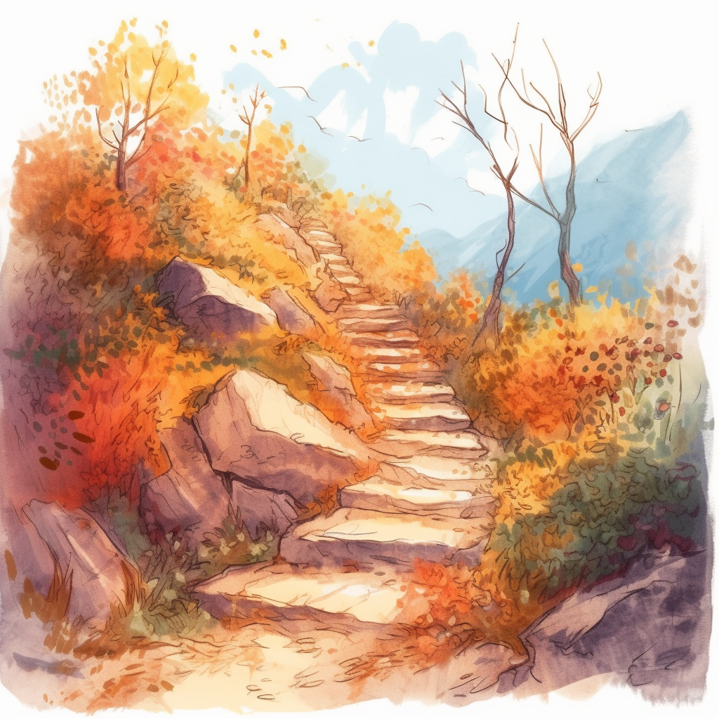 nature hike cliparts