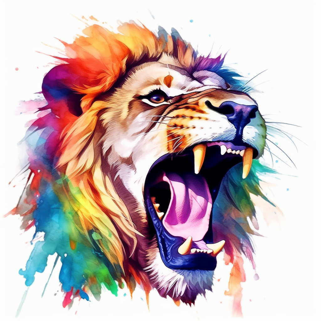 lion roar cliparts