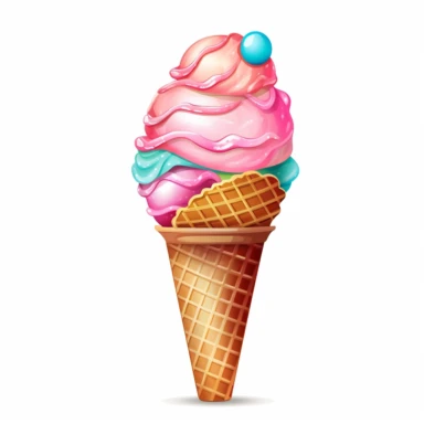 ice cream cone clip art white background