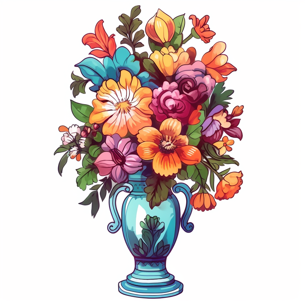 easy flower cliparts