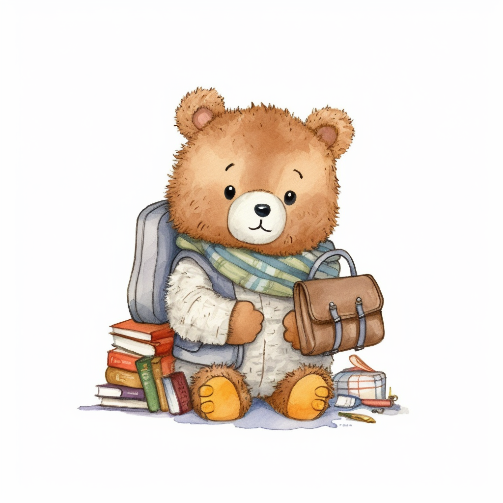 cute student cliparts