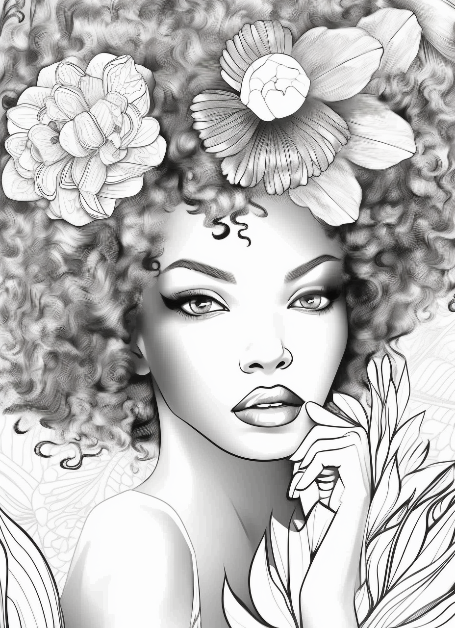 girl outline cliparts