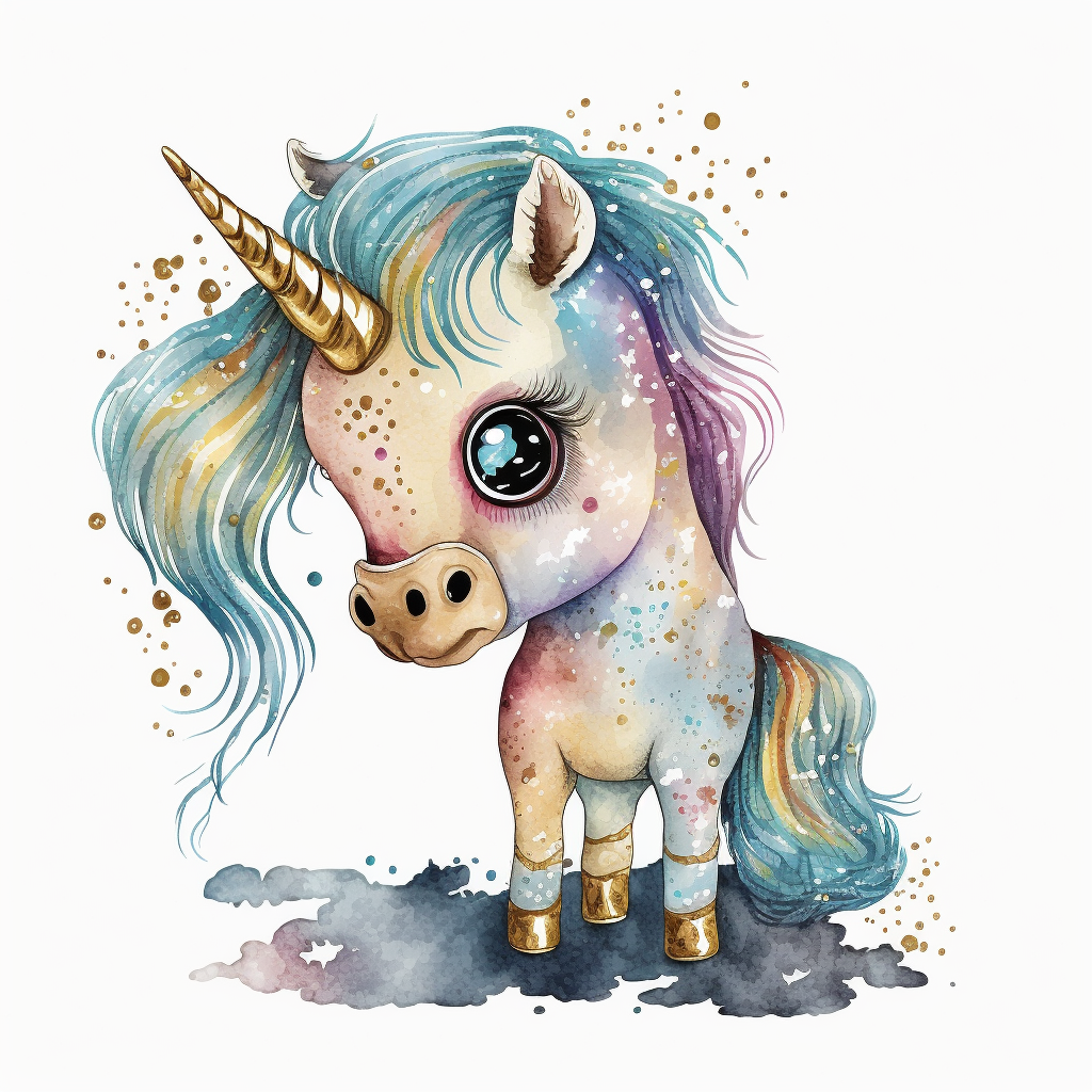 baby unicorn cliparts