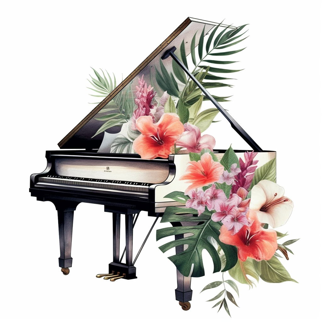 grand piano clipart