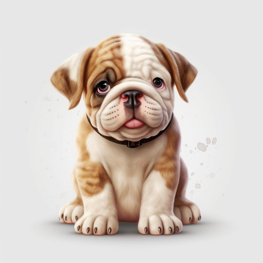 bulldog puppy cliparts