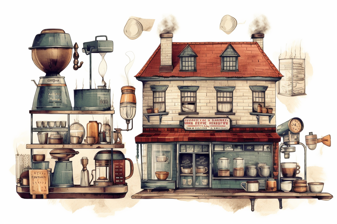 coffee shop clipart